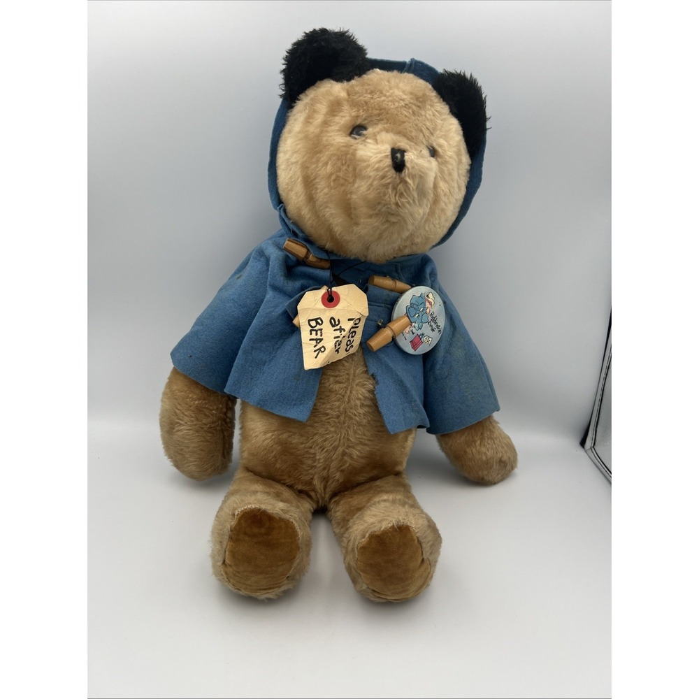 1978 Vintage Plush Darkest Peru Paddington London Bear Eden Toys w/Tags
